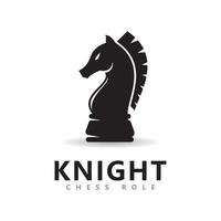 Chess knight role logo vector, Chess piece vector icons