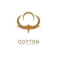 Cotton logo vector template design