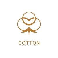 Cotton logo vector template design