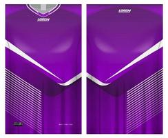 jersey sport shirt template design for soccer sport, basket ball, running uniform in front view, back view. shirt mockup vector, design very simple and easy to custom vector