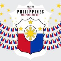 Philippines independence day vector