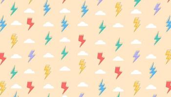 Abstract lightning background design concept vector