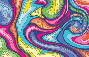 Psychedelic Colorful Abstract Background vector