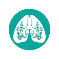 lung logo design vector for your business