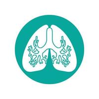 lung logo design vector for your business