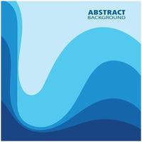 Abstract Water wave design background vector