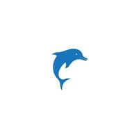 dolphin icon logo design vector