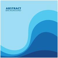 Abstract Water wave design background vector