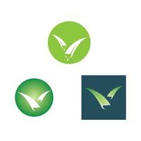 vector de icono de diseño de logotipo de aloe vera