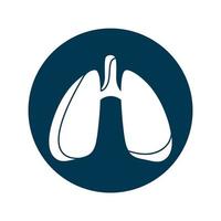 lung logo design vector for your business