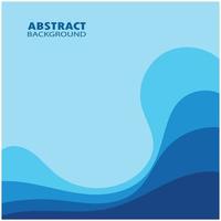 Abstract Water wave design background vector