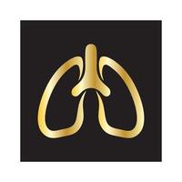 lung logo design vector for your business