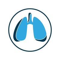 lung logo design vector for your business