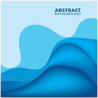 Abstract Water wave design background vector