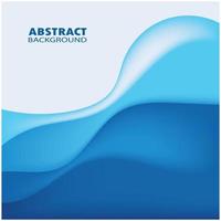 Abstract Water wave design background vector