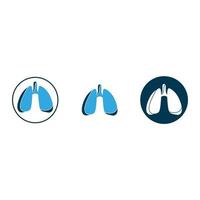 lung logo design vector for your business