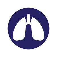 lung logo design vector for your business