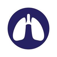 lung logo design vector for your business