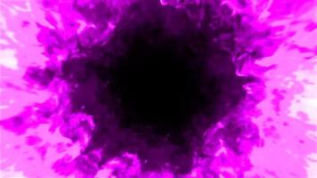 Purple fire corner effect video