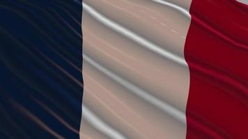 France flag loop animation video