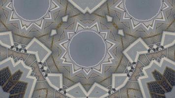 Kaleidoscope pattern of abstract background of motion video