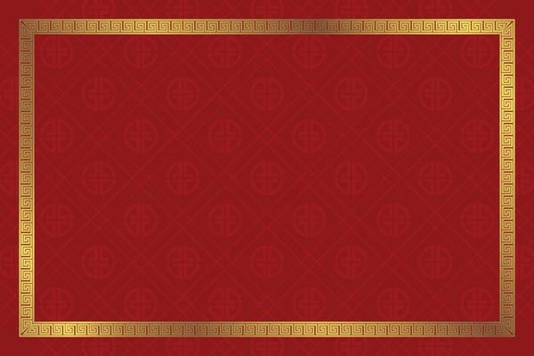 Chinese border traditional chinese ornaments Premium Free Vector