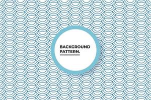 Circle shape blue pattern vector background Free Vector