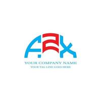 FZX letter logo creative design with vector graphic