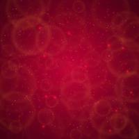 Christmas red bokeh effect abstract background. Blurred backdrop with glowing defocused lights. Easy to edit template for your holidays designs. vector