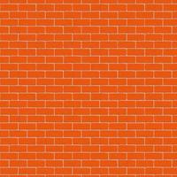 Brick wall seamless pattern. Grunge texture backdrop for interior design. Red cartoon brick wall background.  Vector illustration. Easy to edit template for your projects.
