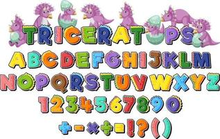 English alphabets of a-z letters and number 0-9 vector