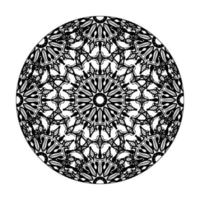 Hand drawn mandala. decoration in ethnic oriental  doodle ornament. vector