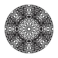 Vector round abstract circle. Mandala style.