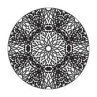 Vector round abstract circle. Mandala style.