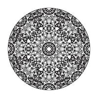 Hand drawn mandala. decoration in ethnic oriental  doodle ornament. vector