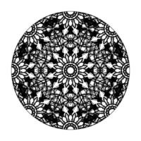 Hand drawn mandala. decoration in ethnic oriental  doodle ornament. vector