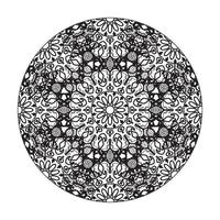 Vector round abstract circle. Mandala style.