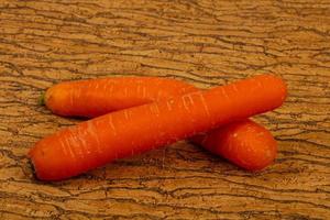 Ripe two carrots photo