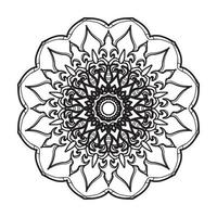 Hand drawn mandala. decoration in ethnic oriental  doodle ornament. vector