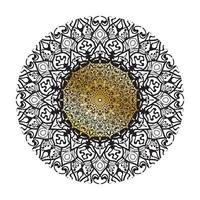 Vector round abstract circle. Luxury Mandala style.