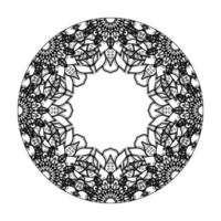 Hand drawn mandala. decoration in ethnic oriental  doodle ornament. vector