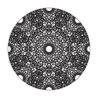 Vector round abstract circle. Mandala style.