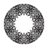 Hand drawn mandala. decoration in ethnic oriental  doodle ornament. vector