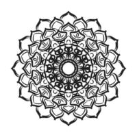 Hand drawn mandala. decoration in ethnic oriental  doodle ornament. vector