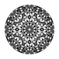 Hand drawn mandala. decoration in ethnic oriental  doodle ornament. vector