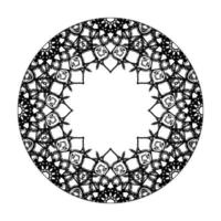 Hand drawn mandala. decoration in ethnic oriental  doodle ornament. vector