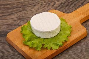 Delicous Brie round soft cheese photo