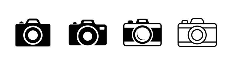 Camera icon design element suitable for website, print design or app