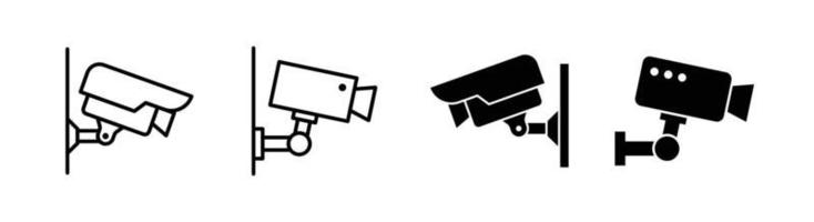 video surveillance or cctv icon design element suitable for website, print design or app vector