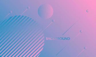 purple gradient background with trendy and modern stylish geometric elements. website design, technology, banner vector